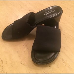 Comfort Plus by Predictions Black Sandal